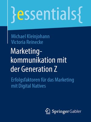 cover image of Marketingkommunikation mit der Generation Z